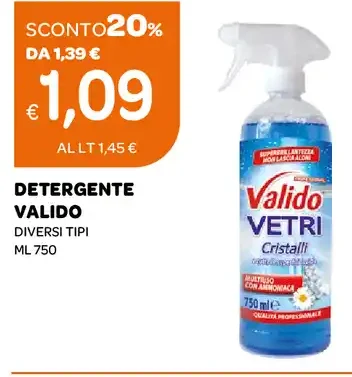 Detergente vetri