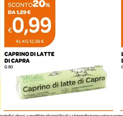 Caprino di latte di capra