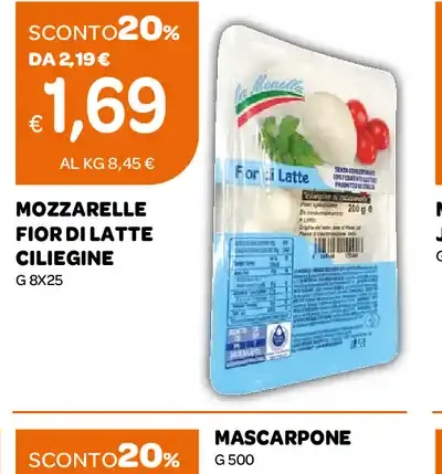 Mozzarelle fior di latte ciliegine