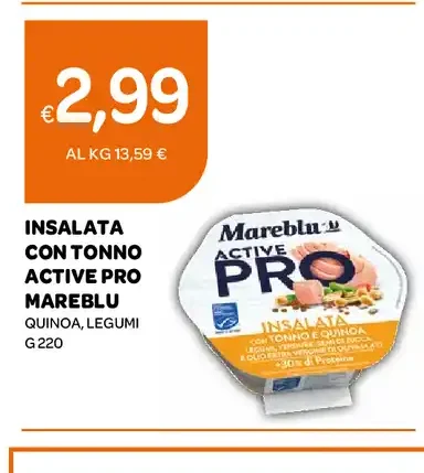 Insalata con tonno Active Pro Marbelu