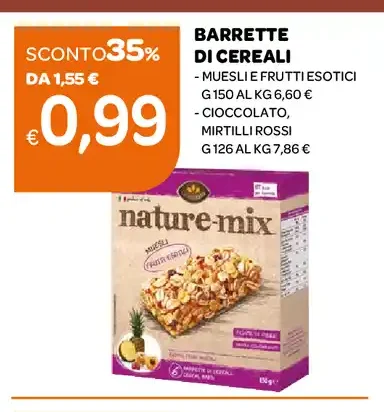 Barrette di cereali Nature-Mix