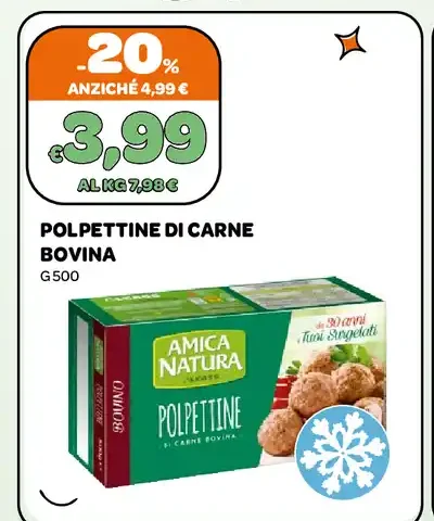 Polpettine di carne bovina