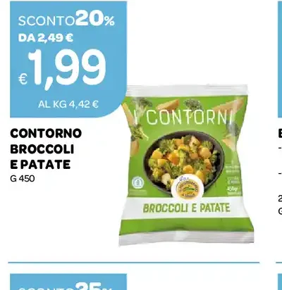 Contorno broccoli e patate