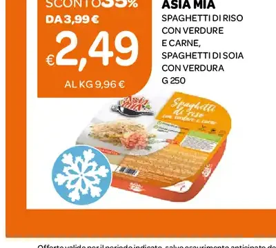 Piatti pronti Asia Mia