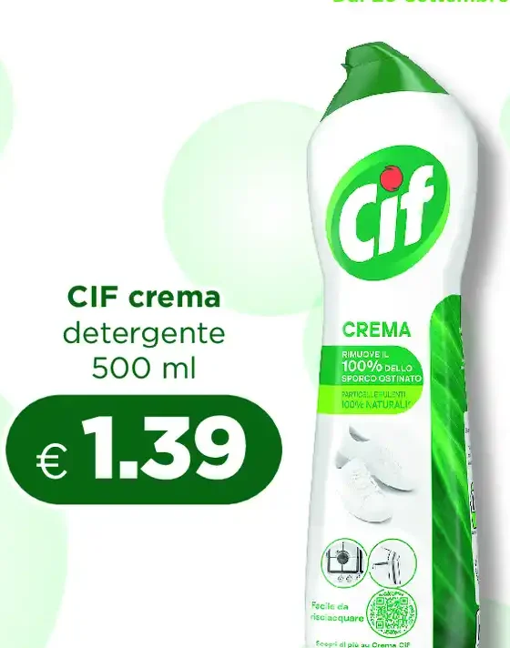 Crema detergente