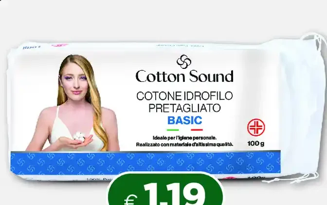 Cotton Sound cotone idrofilo pretagliato Basic