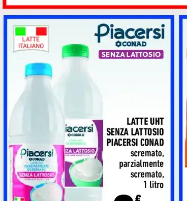 Latte UHT senza lattosio Piacersi Conad