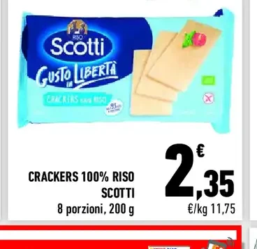 Crackers 100% riso Scotti