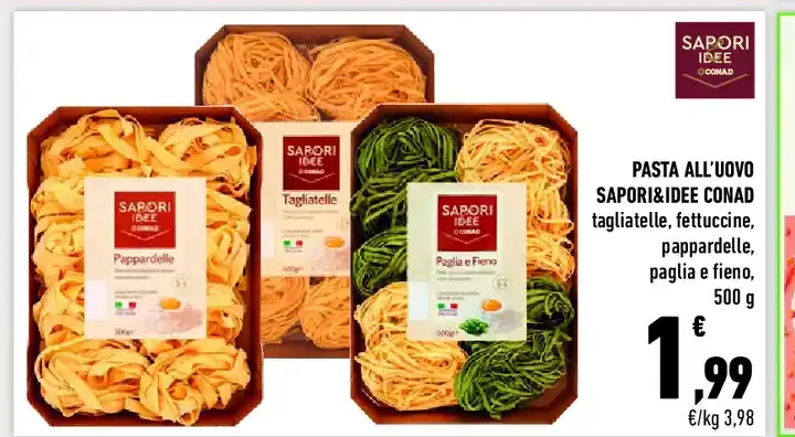 Pasta all'uovo Sapori Idee Conad