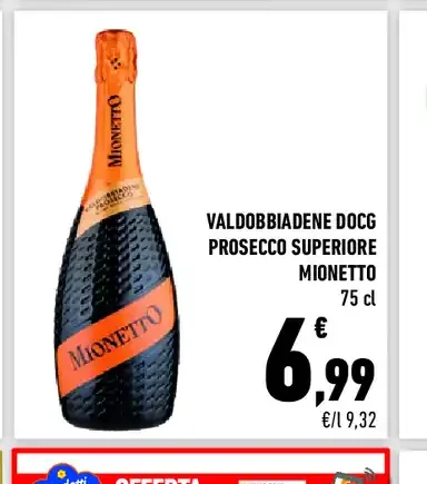 Valdobbiadene Prosecco Superiore DOCG Mionetto