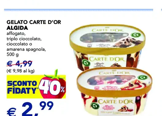 Gelato Carte d'Or Algida