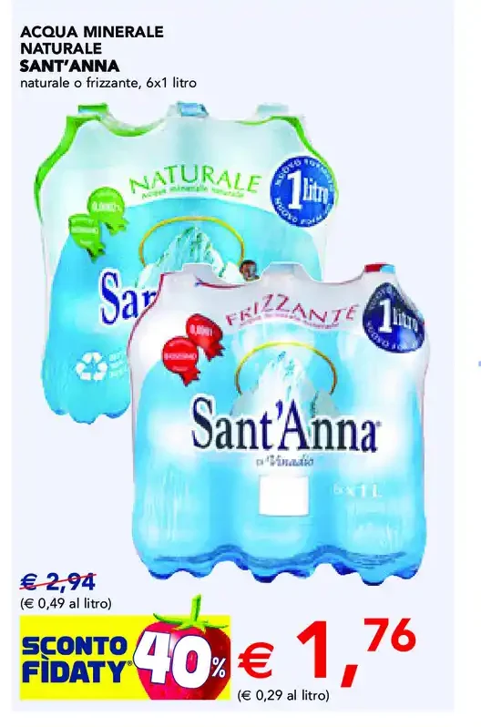 Acqua minerale naturale Sant'Anna