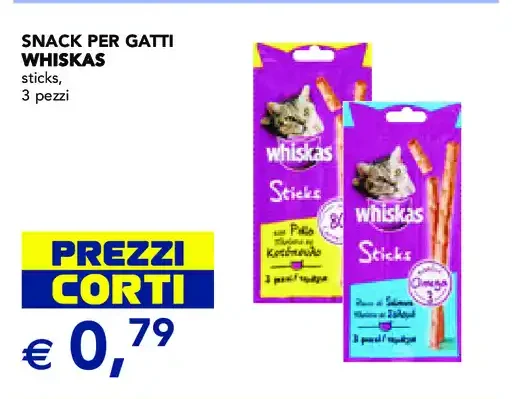 Snack per gatti Whiskas Sticks