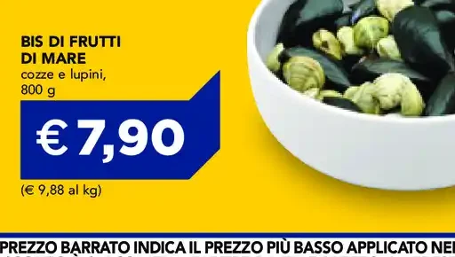 Bis di frutti di mare