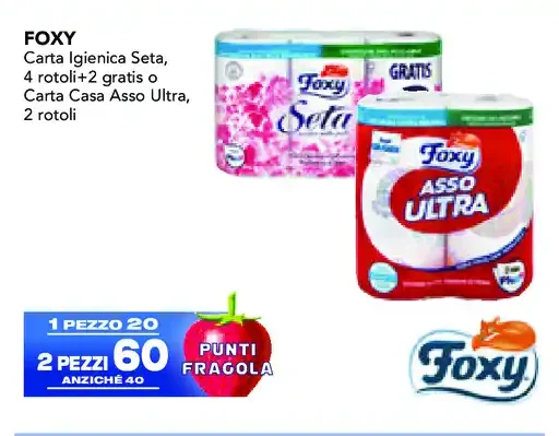 Carta igienica Foxy