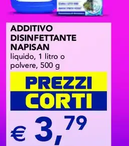 Additivo disinfettante Napisan
