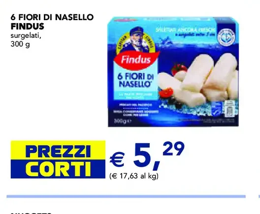 6 Fiori di nasello Findus