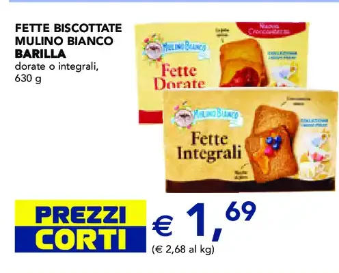 Fette biscottate Mulino Bianco Barilla