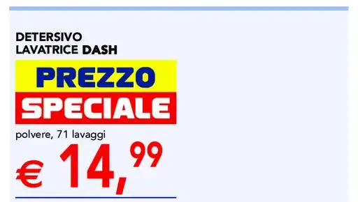 Detersivo lavatrice Dash