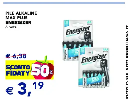 Pile alcaline Max Plus Energizer