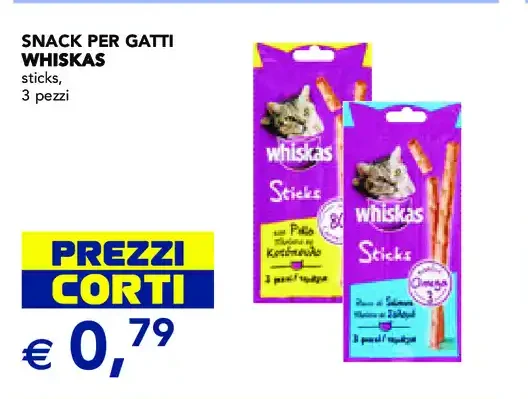 Snack per gatti Whiskas Sticks