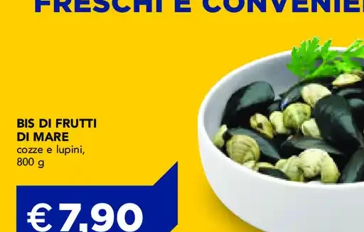 Bis di frutti di mare