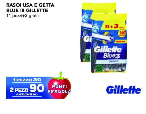 Rasoi usa e getta Gillette Blue