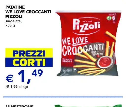 Patatine We Love Croccanti Pizzoli
