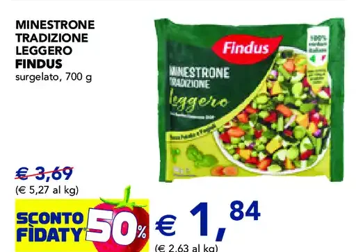Minestrone Tradizione Leggero Findus