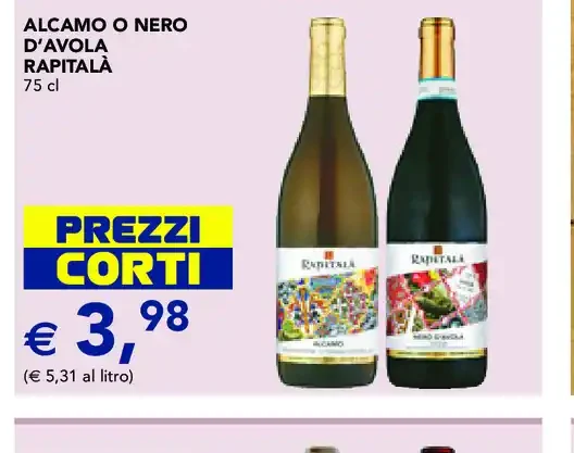 Alcamo o Nero d'Avola Rapitalà