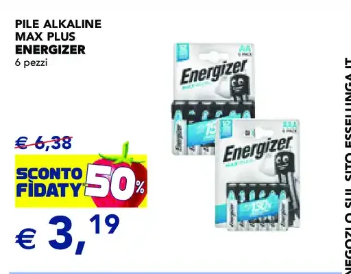 Pile alcaline Max Plus Energizer