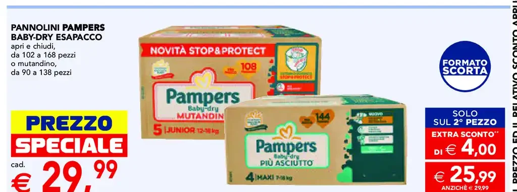 Pannolini Pampers Baby-Dry Easypacco
