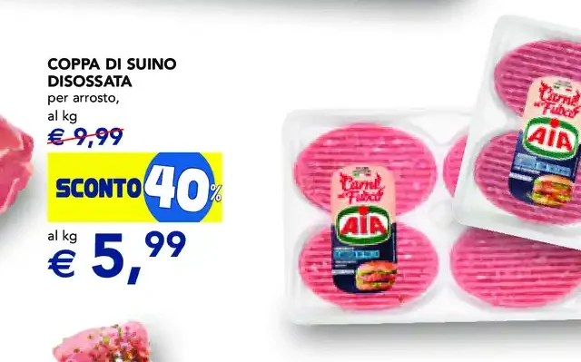 Coppa di suino disossata