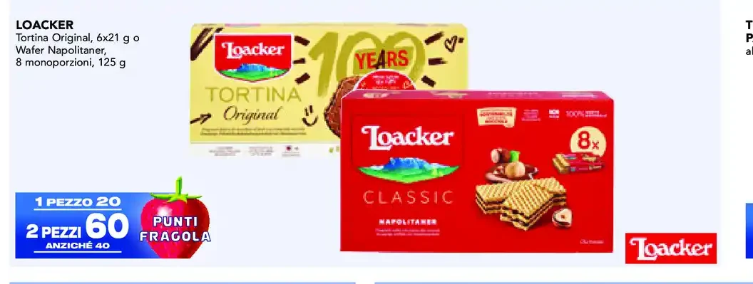 Tortina Loacker Original / Wafer Napolitaner