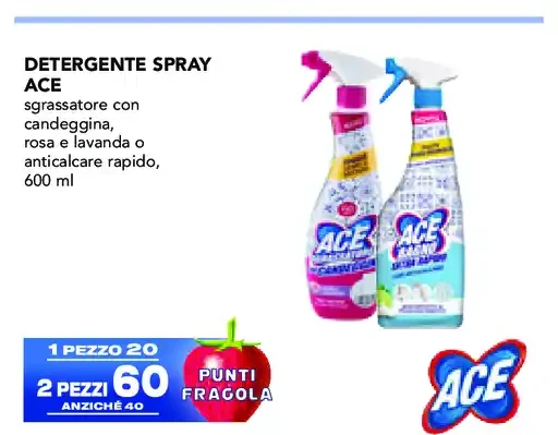 Detergente spray Ace