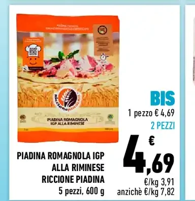 Piadina romagnola IGP alla riminese