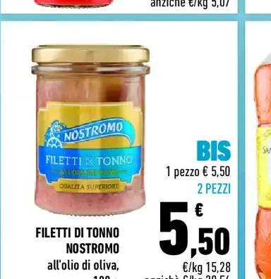 Filetti di tonno Nostromo