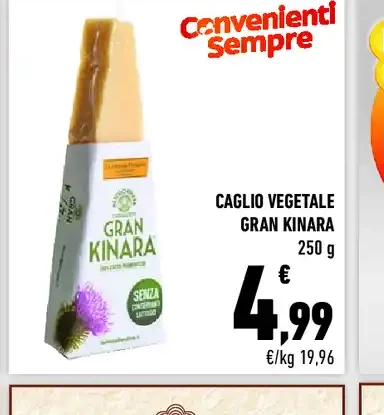 Caglio vegetale Gran Kinara