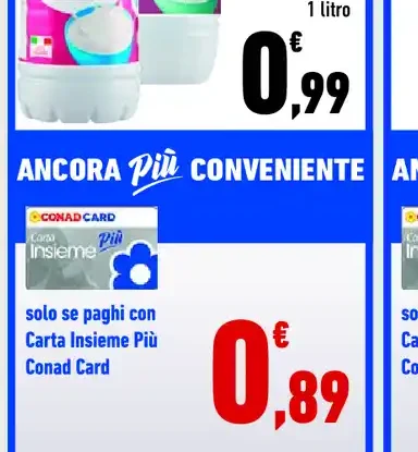 Latte UHT Piacersi Conad