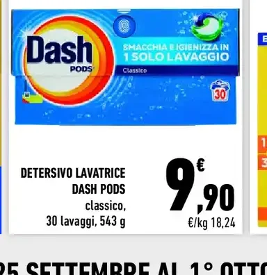 Detersivo lavatrice pods