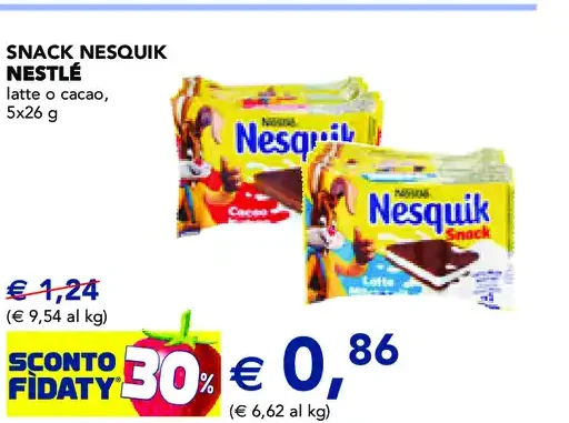 Snack Nesquik Nestlé
