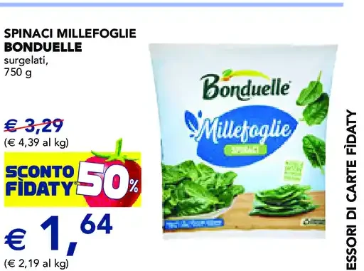 Spinaci millefoglie Bonduelle