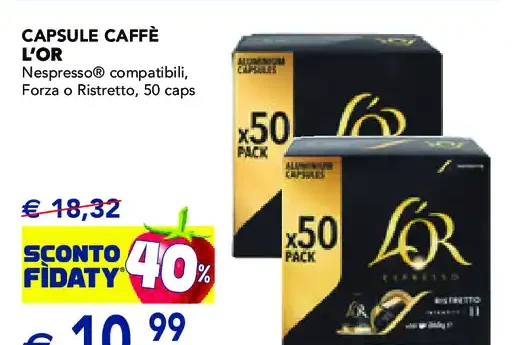 Capsule caffè L'Or
