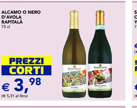 Alcamo o Nero d'Avola Rapitalà