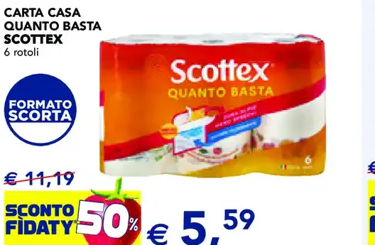Carta casa Scottex Quanto Basta