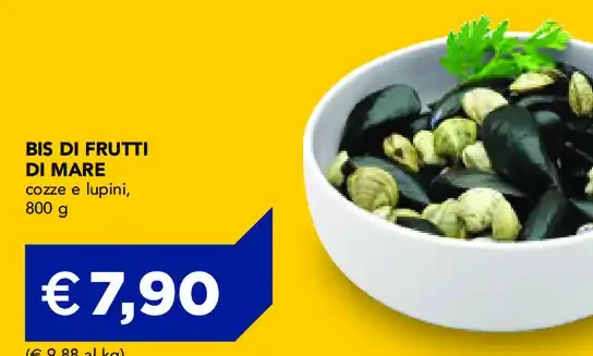 Bis di frutti di mare