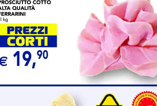 Prosciutto cotto alta qualità Ferrarini