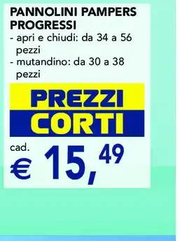 Pannolini Pampers Progressi