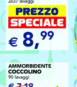 Detersivo lavatrice Coccolino