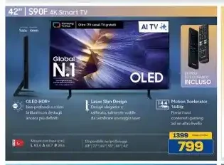 Samsung OLED Smart TV 42" S90F 4K